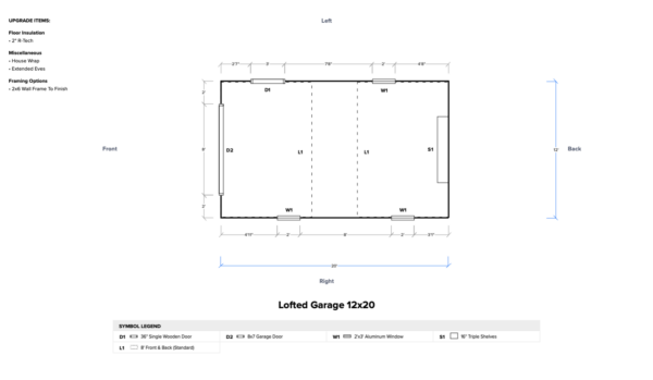 Lofted Garage 12x20 - Image 6