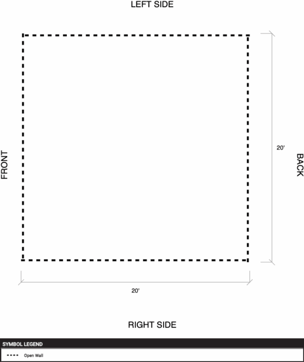 Carport - Standard 20x21 - Image 2